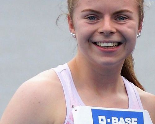   Vivian Groppe startete beim internationalen Meeting in Walnut