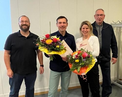 Zwei HLV Nadel in Bronze verliehen