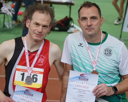 Hessische Hallenmeisterschaft 2024 der Masters in Stadtallendorf – 2x GOLD, 5x Silber, 2x BRONZE