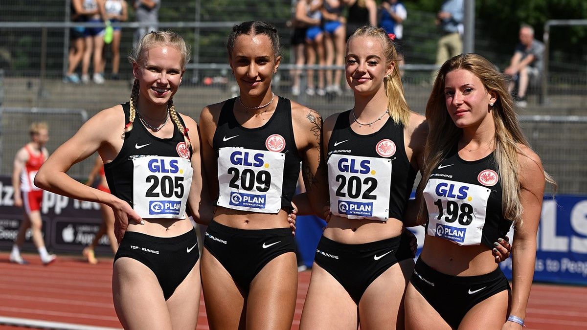 Eintracht Frankfurt Staffel, 4x100 m