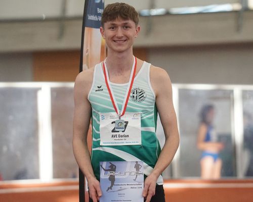 Süddeutsche Meisterschaften der Aktiven und U18 – Darian Ave holt die Vize-Meisterschaft über 200m nach Hünfeld