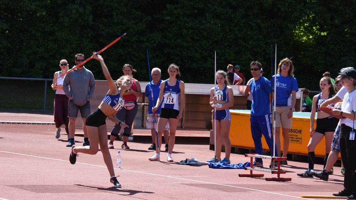 Auch Speerwurf steht auf dem Programm.