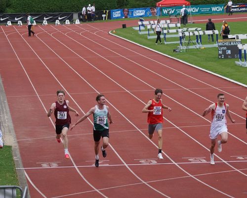 Deutsche Meisterschaften der U18 und U23 in Mönchengladbach – Darian Ave vom Hünfelder SV bei diesen Meisterschaften nicht gerade vom Glück verfolgt.