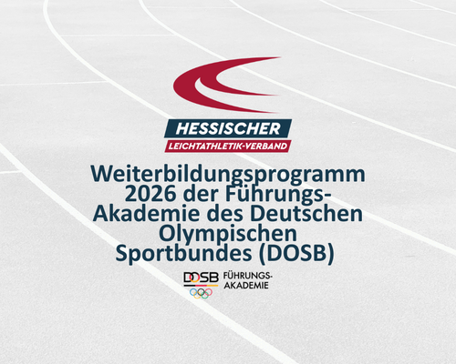 Weiterbildungsprogramm 2026 der Führungs-Akademie des DOSB