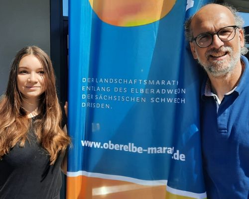 23. VVO Oberelbe-Marathon - Elena und Michael Glüber erstmals für den Hünfelder SV am Start